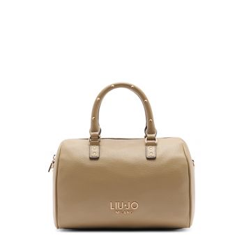 Geanta cu maner si bareta aditionala - Maro/Bej