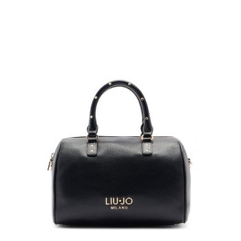 Geanta cu maner si bareta aditionala - Negru