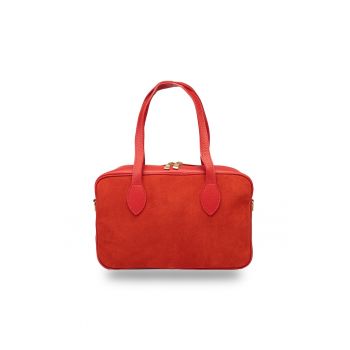 Geanta dama din piele naturala Emilia - Rosu