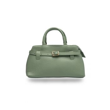Geanta dama piele naturala Miriam - Verde