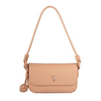 Geanta de piele ecologica - Maro nisip