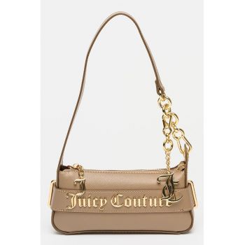 Geanta din piele ecologica cu bareta de umar Jasmine - Maro taupe