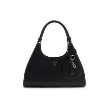 Geanta din piele ecologica cu bareta de umar si doua compartimente Isobel