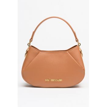 Geanta din piele ecologica cu maner - Maro scortisoara