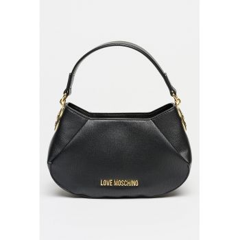 Geanta din piele ecologica cu maner - Negru