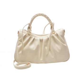 Geanta EPICA alba, 8A179, din piele ecologica