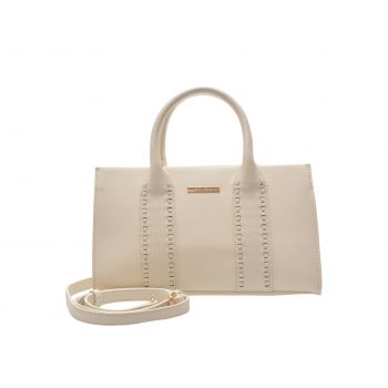 Geanta EPICA alba, 9A65, din piele ecologica