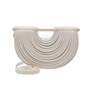 Geanta EPICA alba, NF011, din piele ecologica