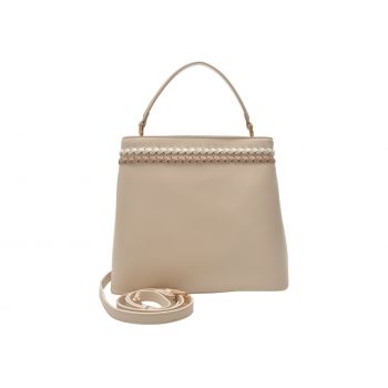 Geanta EPICA bej, J7A17, din piele ecologica