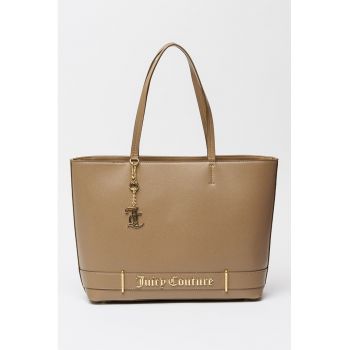 Geanta shopper din piele ecologica Jasmine - Maro taupe