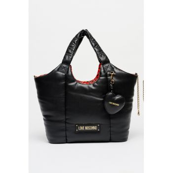 Geanta tote din piele ecologica - Negru