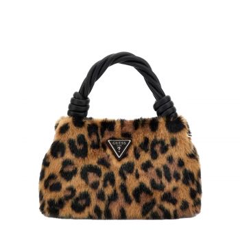Handbag shaida top handle crossbody bag leopard