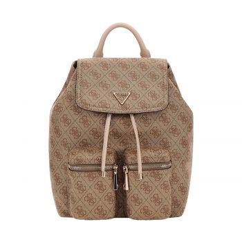 Manhattan 4g logo mini backpack latte logo