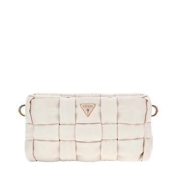 Marion woven mini crossbody bone