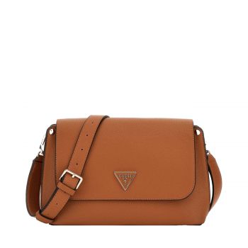 Meridian ii flap crossbody shoulder bag cognac