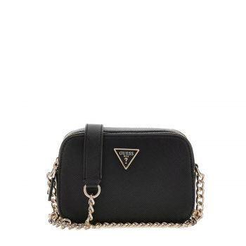 Noelle saffiano mini crossbody black