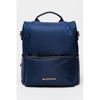 Rucsac cu barete si model logo Jenny Re - Bleumarin