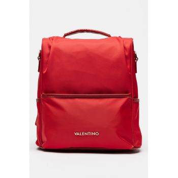 Rucsac cu barete si model logo Jenny Re - Rosu capsuna