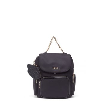 Rucsac cu etui detasabil si maner de lant - Negru