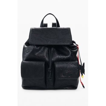 Rucsac cu model perforat - Negru