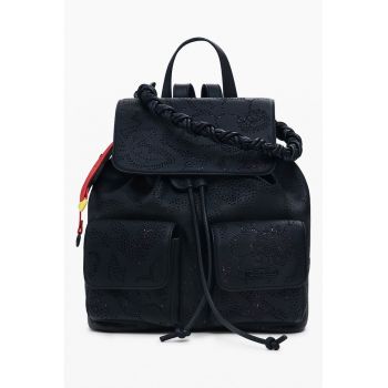 Rucsac cu model perforat - Negru