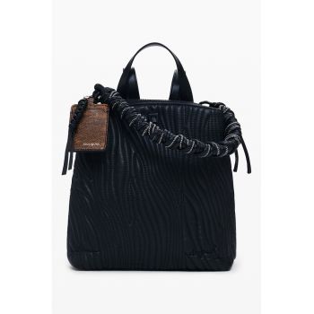 Rucsac de piele ecologica - Negru