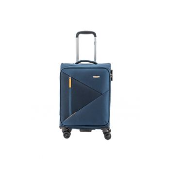 Troler  Kai - 4 roti - albastru - 55 cm