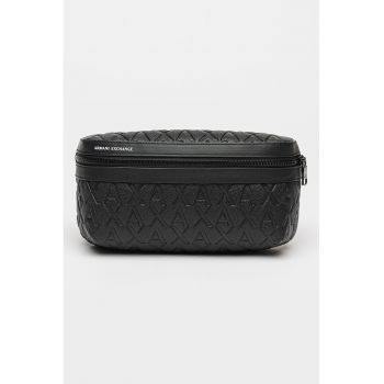 Borseta cu logo - Negru