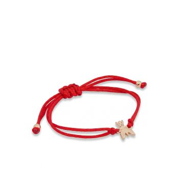 Bratara dama -  textil - rosu - One Size INTL