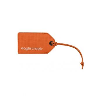 Eticheta de bagaj reflectorizanta -  portocalie - set de accesorii de calatorie