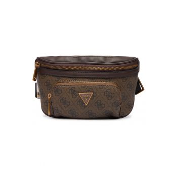 Geanta barbati -  piele ecologica - maro - One Size INTL