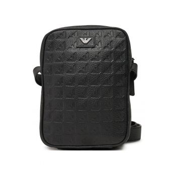 Geanta barbati -  piele naturala - negru - One Size INTL