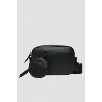 Geanta barbati - Valentino - model Horizon Crossbody - neagra - cu curea ajustabila