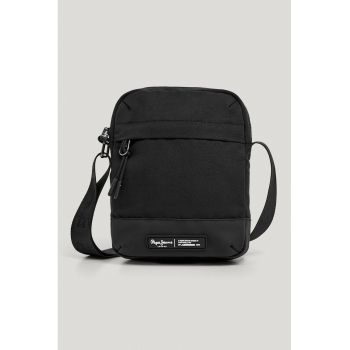 Geanta crossbody cu bareta ajustabila - Negru