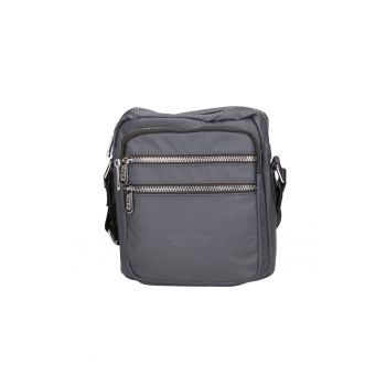 Geanta crossbody cu buzunare exterioare - Grey