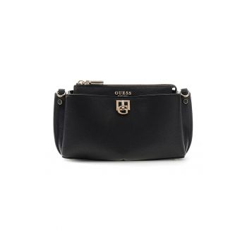 Geanta crossbody cu fermoar Sophia - Negru