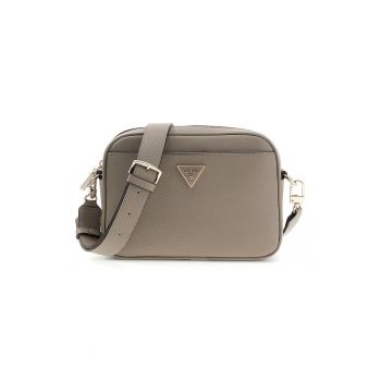 Geanta crossbody din piele ecologica cu bareta ajustabila - Grej