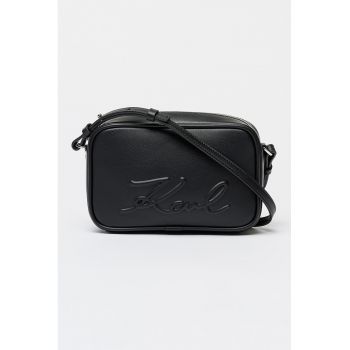 Geanta crossbody din piele ecologica Ville - Negru