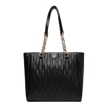 Geanta dama -  A4 - maro - cu lant decoratiweqgfv - Negru