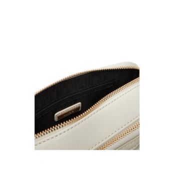 Geanta dama -  alb - imitatie piele - dimensiuni compacte