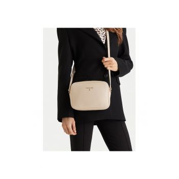 Geanta dama -  bej - piele naturala - One Size INTL