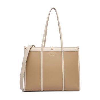 Geanta dama -  bej - set cu toreba suplimentara - One Size INTL