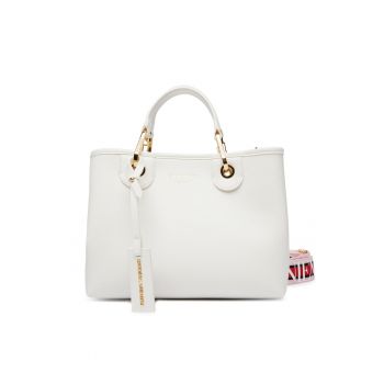 Geanta dama -  piele ecologica - alb - One Size INTL