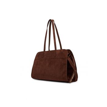 Geanta dama -  piele ecologica - maro - One Size INTL