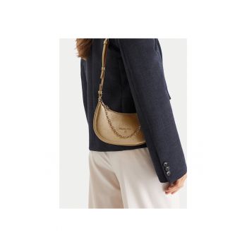 Geanta dama -  piele naturala - auriu - One Size INTL
