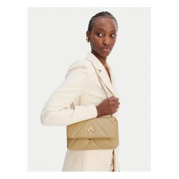 Geanta dama -  piele naturala - bej - One Size INTL