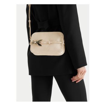 Geanta dama -  piele naturala - bej - One Size INTL