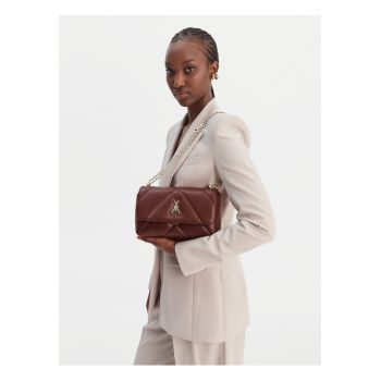 Geanta dama -  piele naturala - maro - One Size INTL