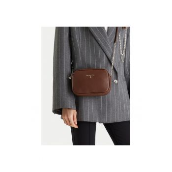 Geanta dama -  piele naturala - maro - One Size INTL