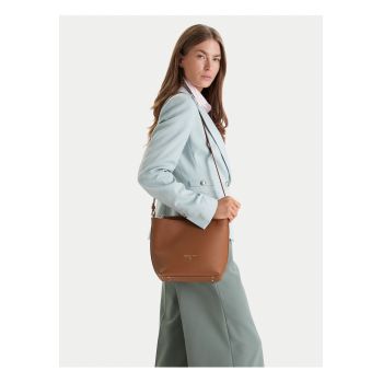 Geanta dama -  piele naturala - maro - One Size INTL